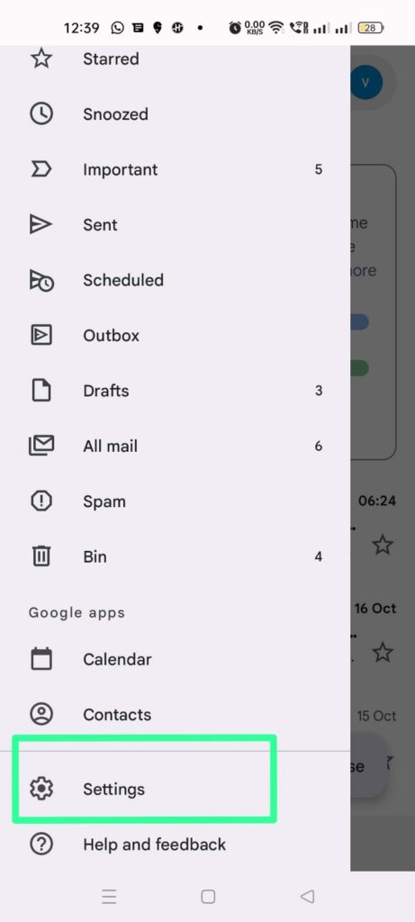 How To Use Your Own Photo As Gmail Background - settings
