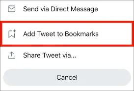 How To Bookmark A Tweet On Twitter App - add tweets to bookmarks