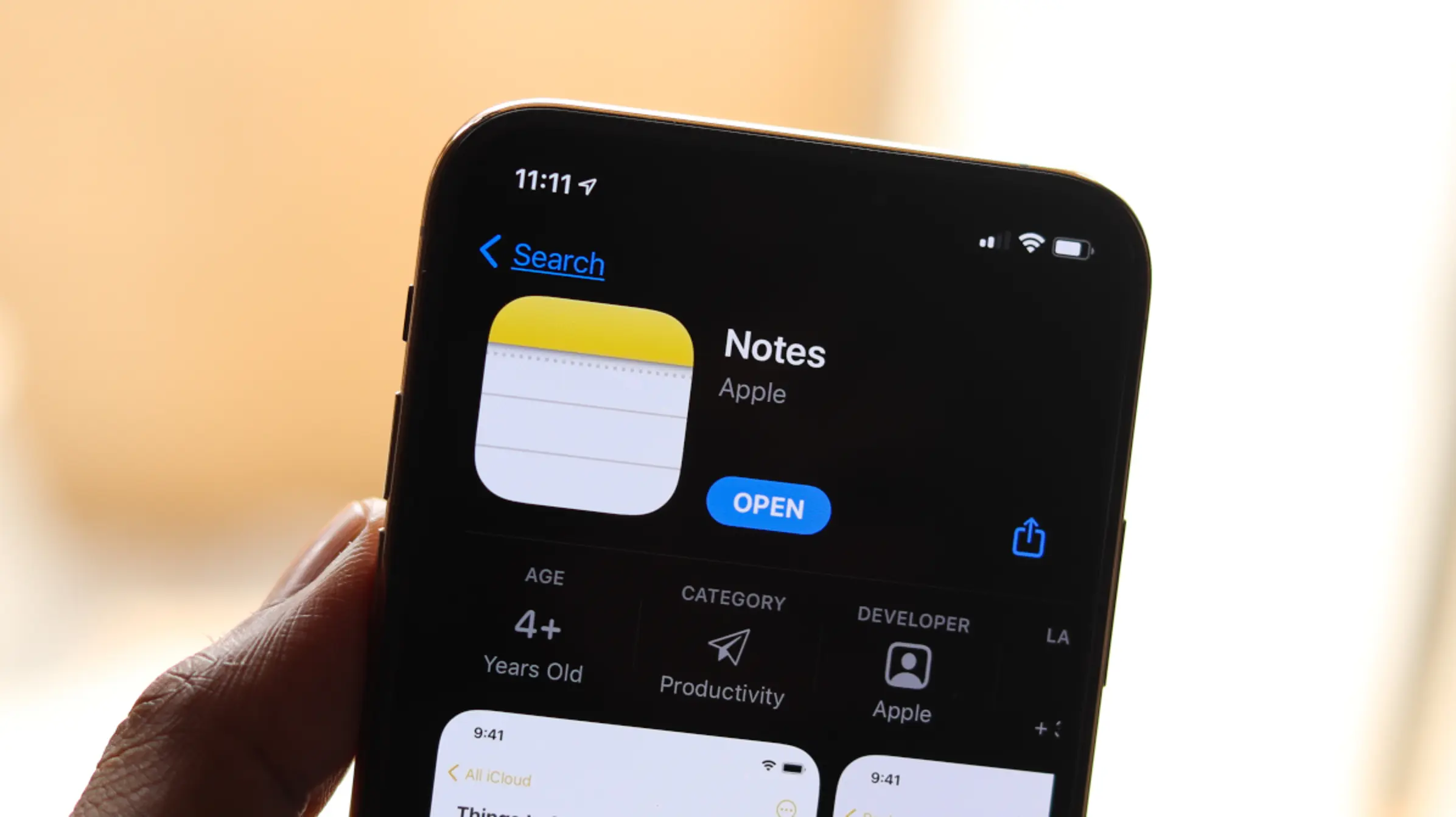 Notes app disappeared from iPhone