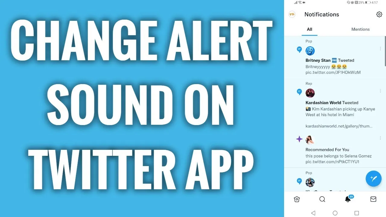 How To Change Alert Sound On Twitter App