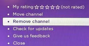  How To Fix Roku HBO Max Not Working - remove channel