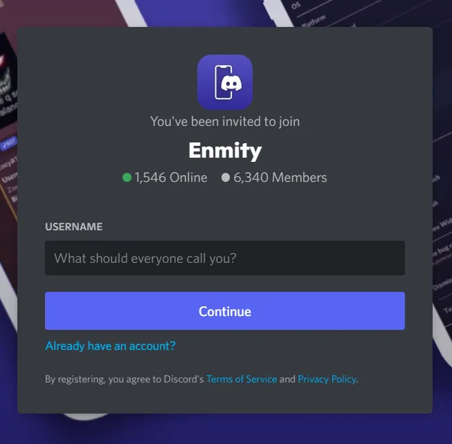 Enmity Discord Server Link
