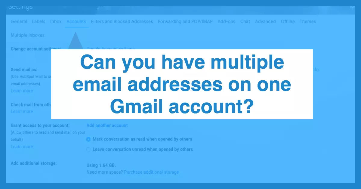How Can I Create Multiple Gmail Addresses Under One Google Account?