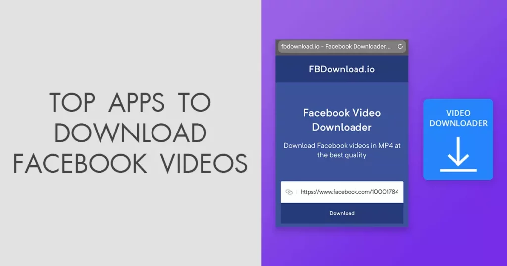 Best Facebook Downloader App