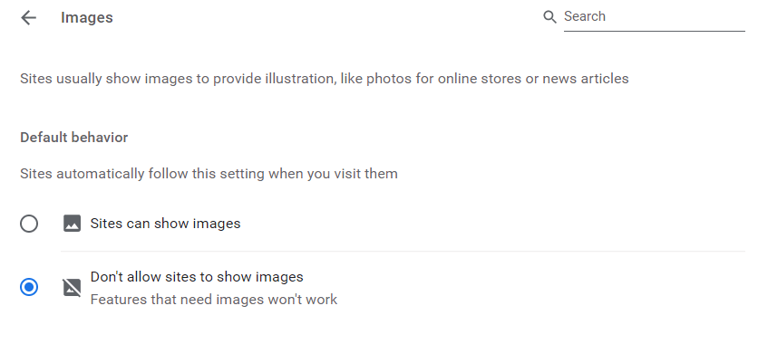How To Fix Facebook Not Showing Pictures - sites can show images