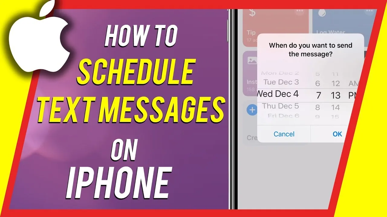 How To Schedule Text Message On iPhone