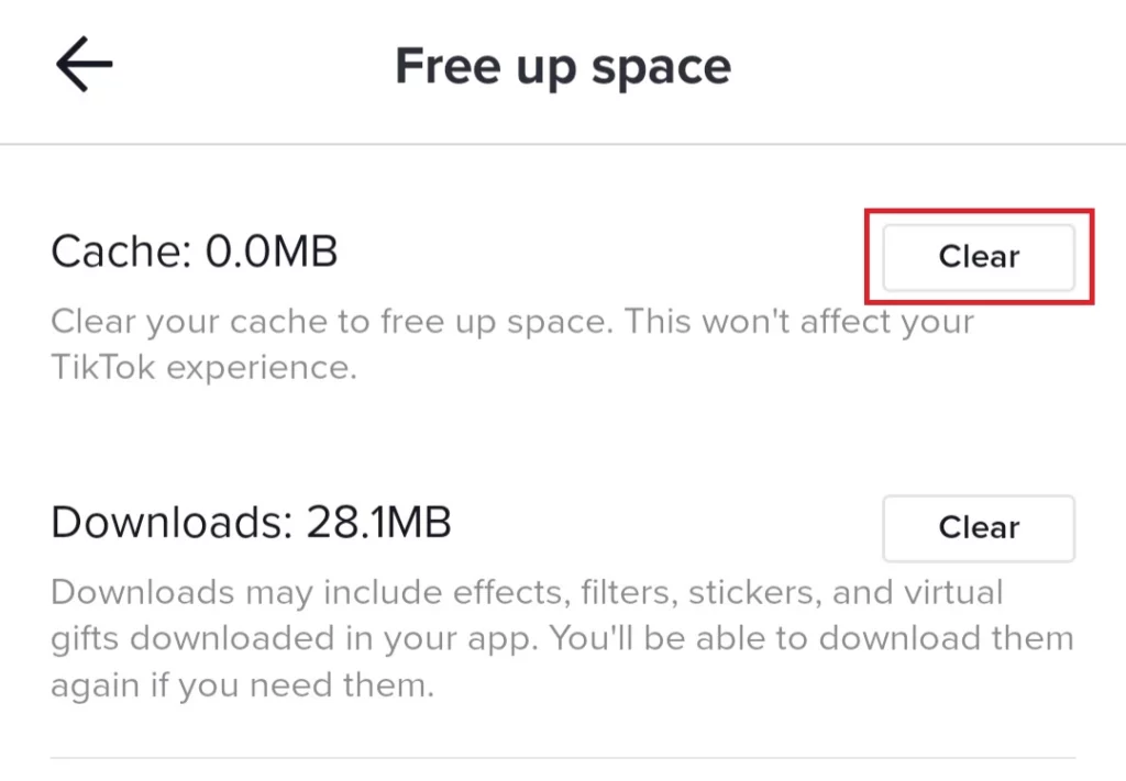 How To Clear Tiktok Cache -  clear cache