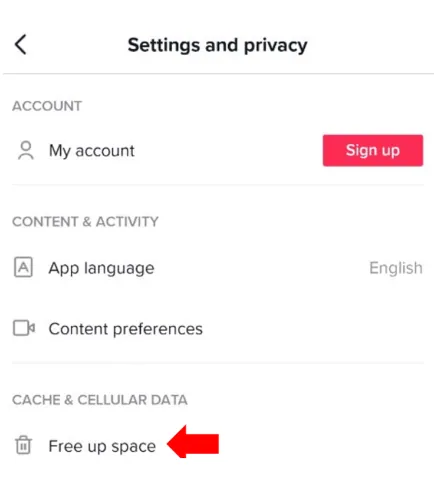 How To Clear Tiktok Cache - free up space