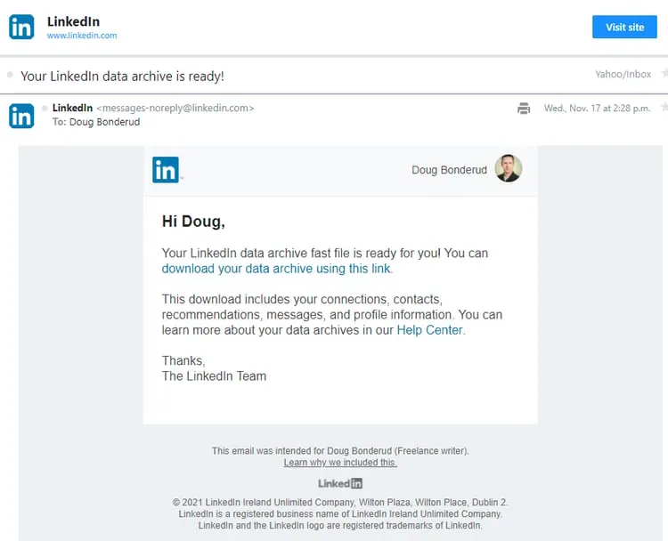how to add linkedin contacts to gmail
