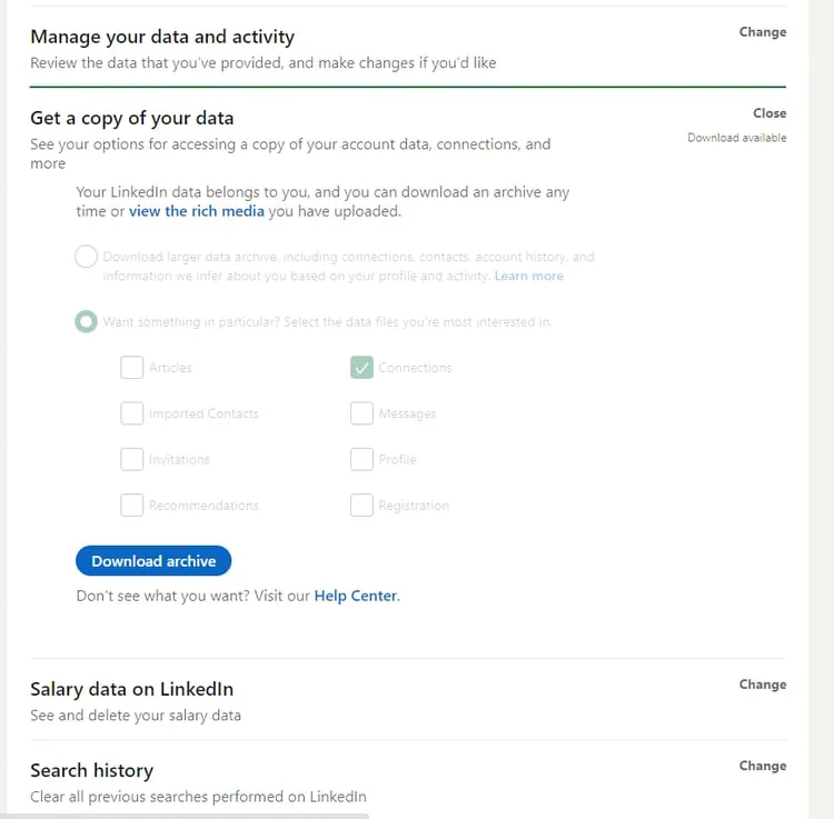 how to add linkedin contacts to gmail