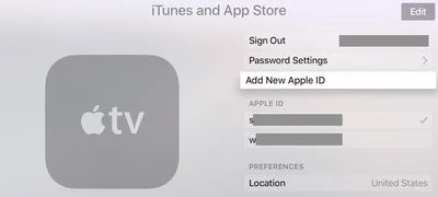 how to add user to apple tv for family sharing