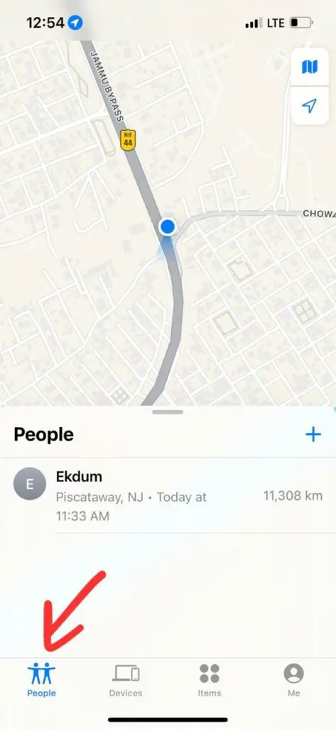 how to share location iphone