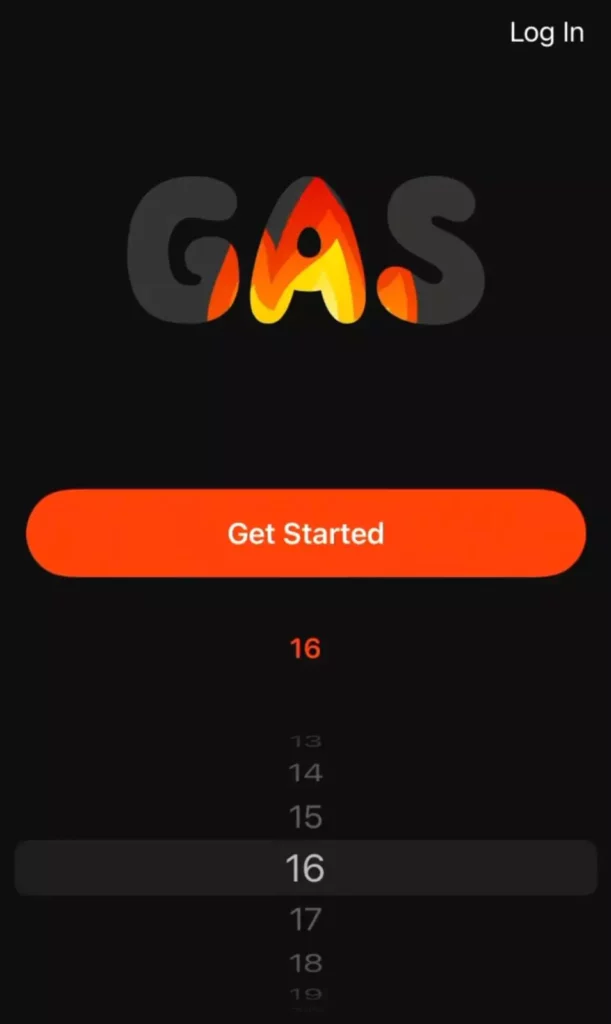 Gas App Not Available In Your School - enter age and get started