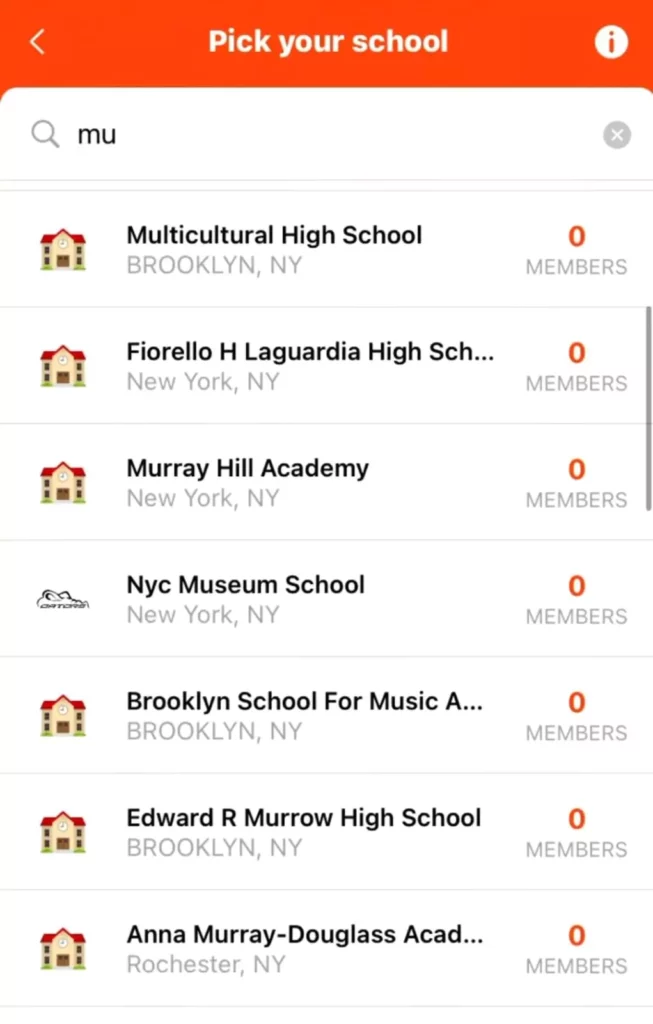 Gas App Not Available In Your School - pick school