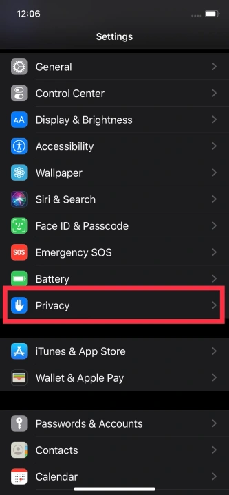 How To Disable Location In Gas App - privacy