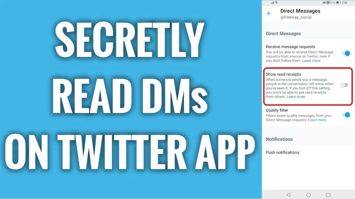 How To Secretly Read DMs On Twitter App