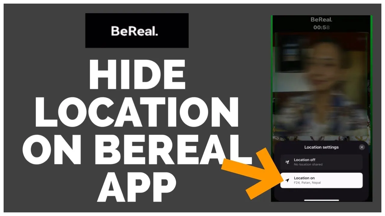 How To Turn Off Location On BeReal
