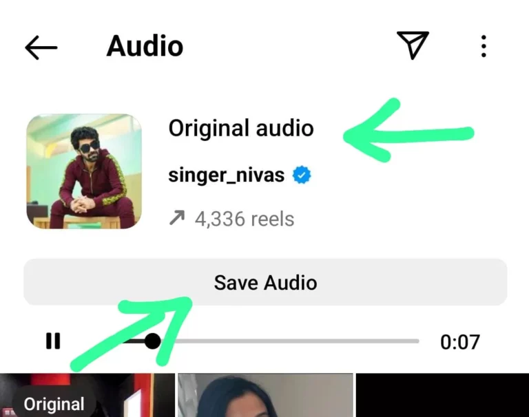 How To Download Reel Audio - original audio