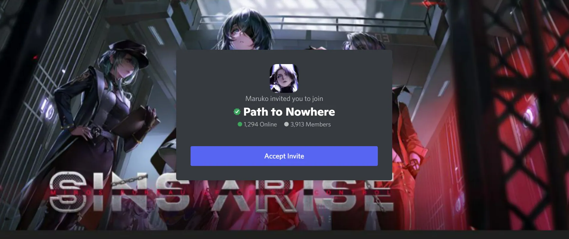 path to nowhere discord