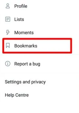 How To Bookmark A Tweet On Twitter App - view bookmark from profile