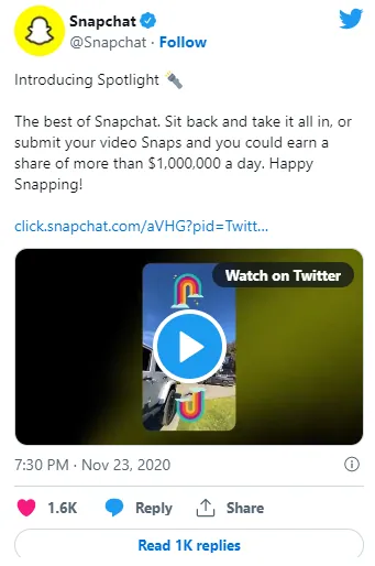 How To Make Money On Snap Spotlight - 1 million dollar