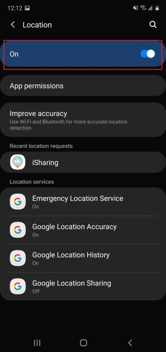 How To Disable Location In Gas App - off