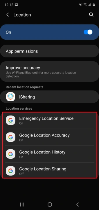 How To Disable Location In Gas App - google