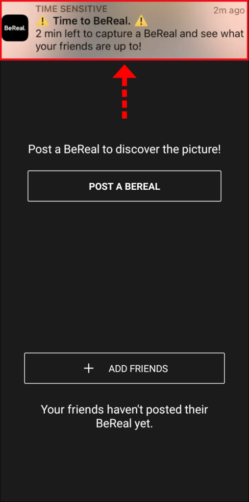 Set Up BeReal - post