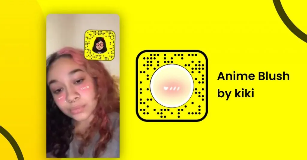 Best Snapchat AR Filters - Anime blush