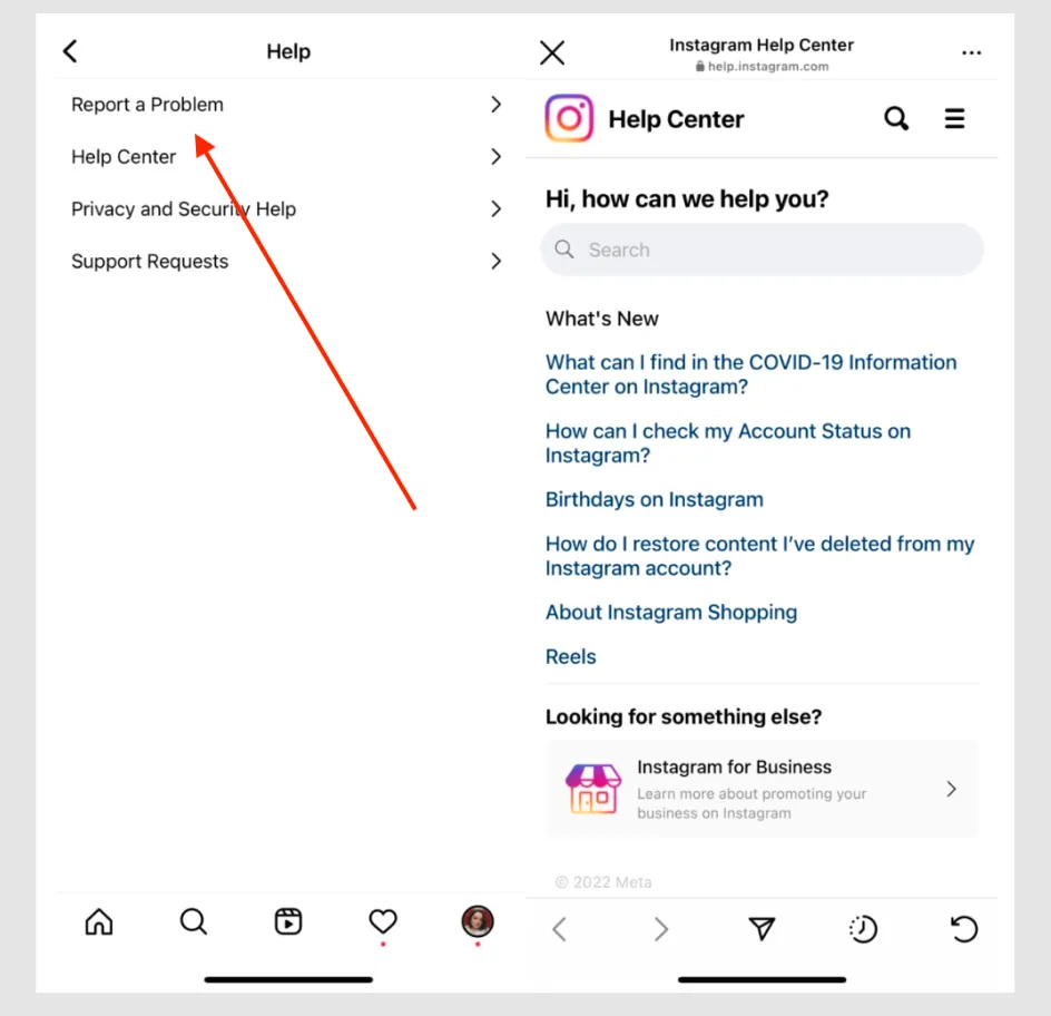 Instagram not sending security code - Instagram help