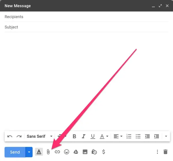 How To Send Zip File In Gmail On PC Or Mac? [2022] - Attach file