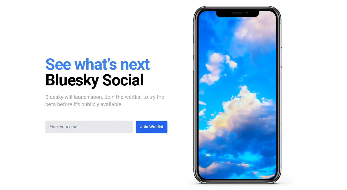 Bluesky Social Sign Up