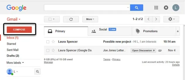 How To Send Zip File In Gmail On PC Or Mac? [2022] - compose