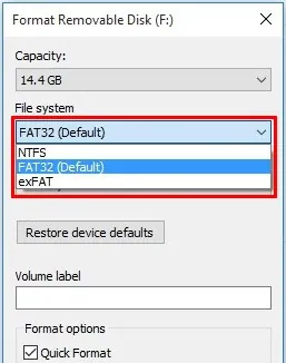 how to jailbreak PS3 - format USB drive
