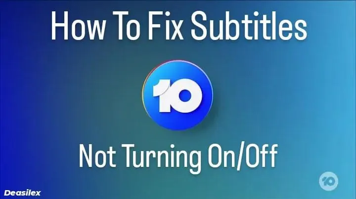 How To Activate 10 Play Subtitles On Live TV