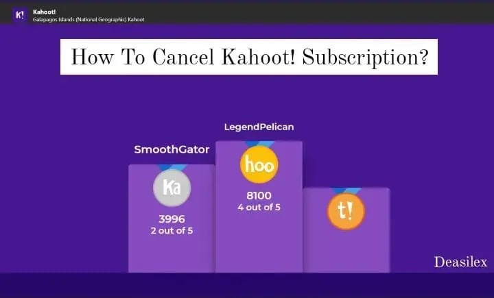 How To Cancel Kahoot! Subscription