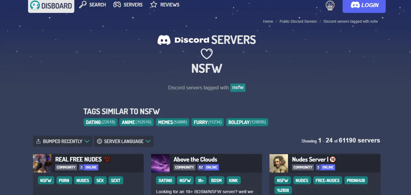 NSFW Discord Servers