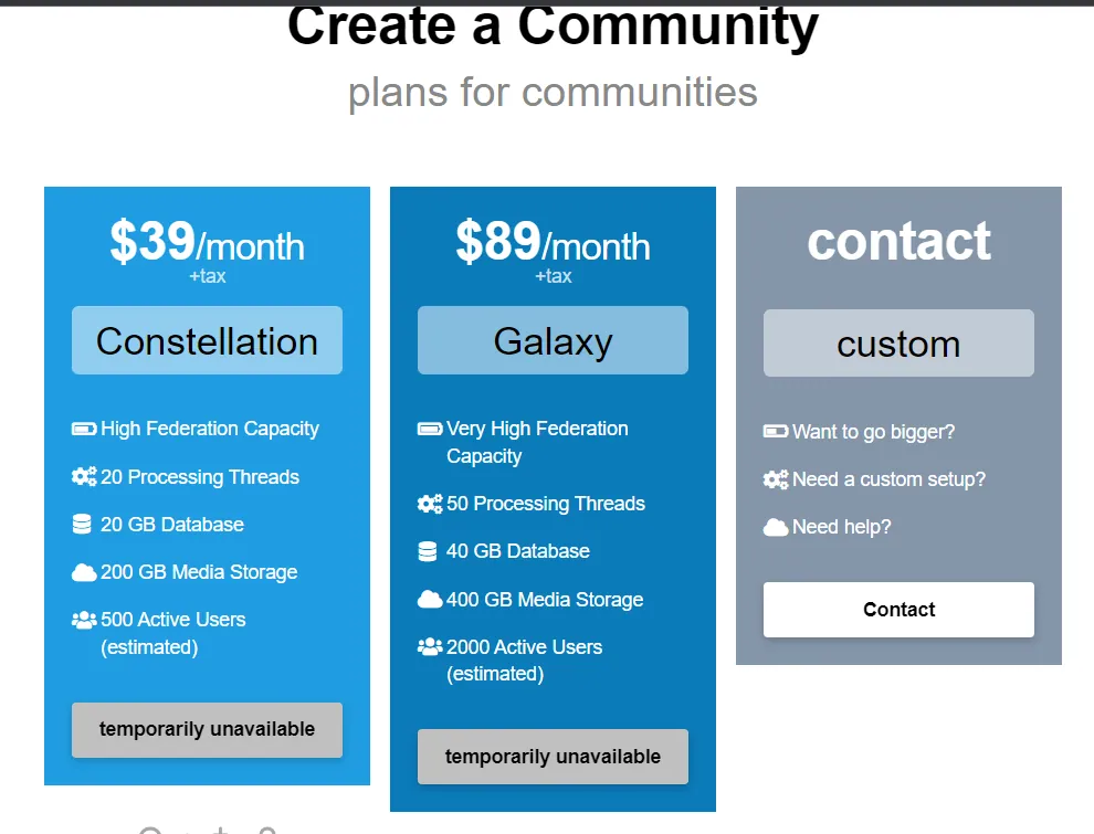 How does Mastodon make money? - Community fee