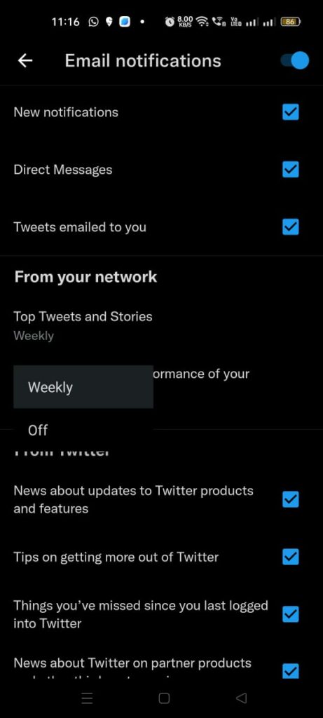 How To Turn Off Email Notifications On Twitter Mobile - updates