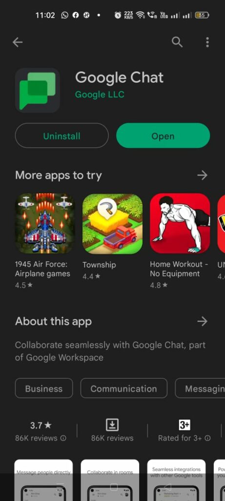 How To Fix Google Hangouts Extension Not Working - open