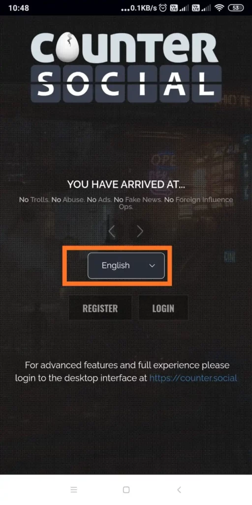 How To Login Counter Social On Android And iOS
