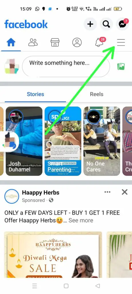 How To Remove Synced Facebook Friends From The App - Menu 