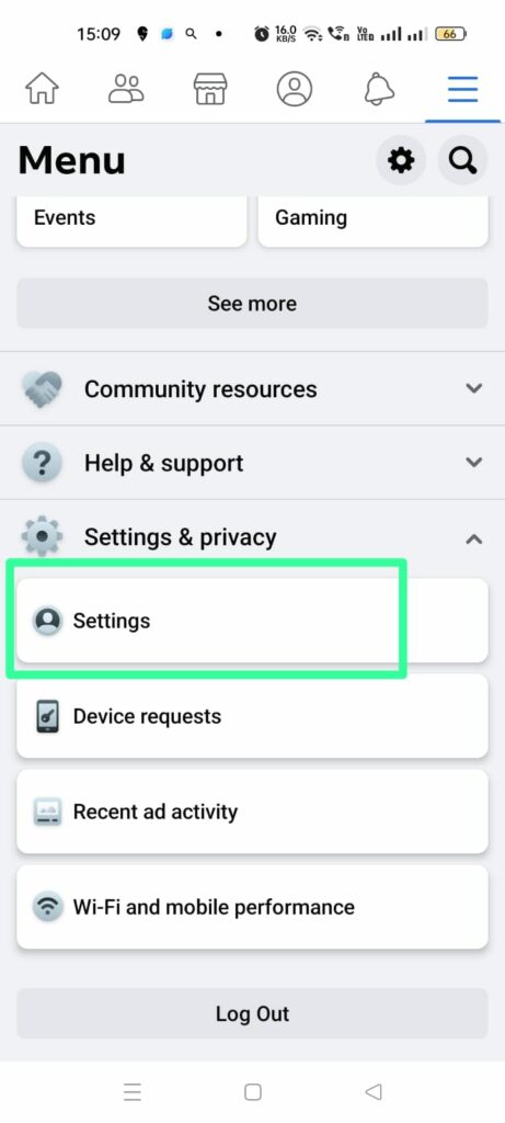 How To Remove Synced Facebook Friends From The App - settings