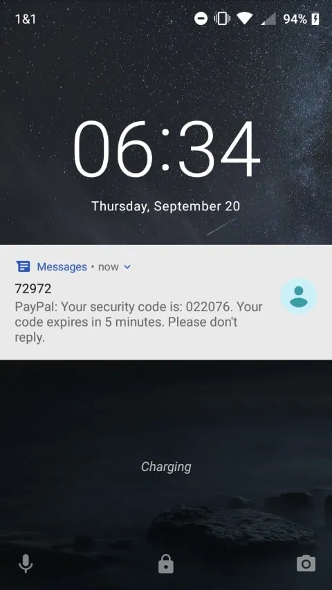 Disable Lock Screen Message Notification