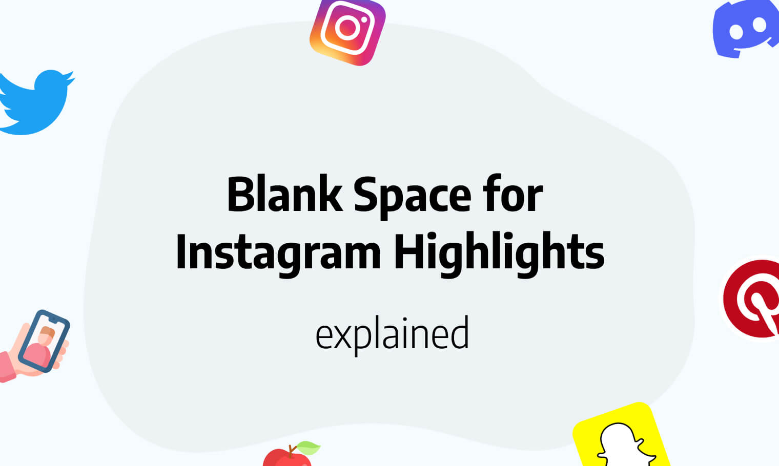 Blank Space For Instagram Highlights | Add Photos Without Any Name