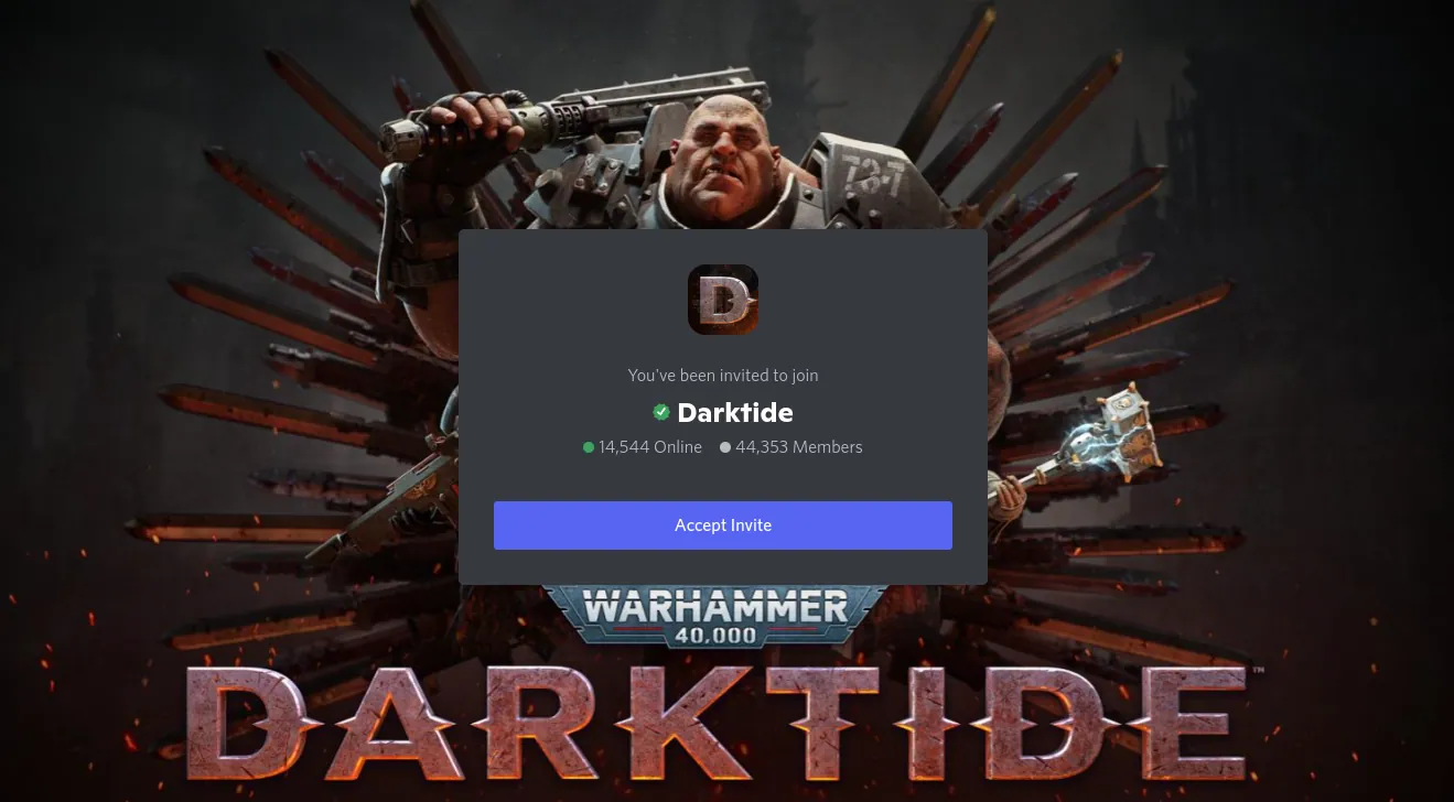 Darktide discord