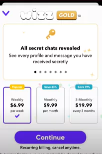 How To Add Friends In Wizz App - gold subscription plan