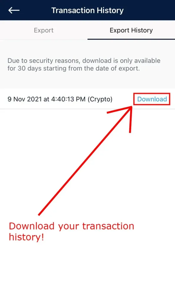 How To Download Your Transaction History On Crypto.Com - download