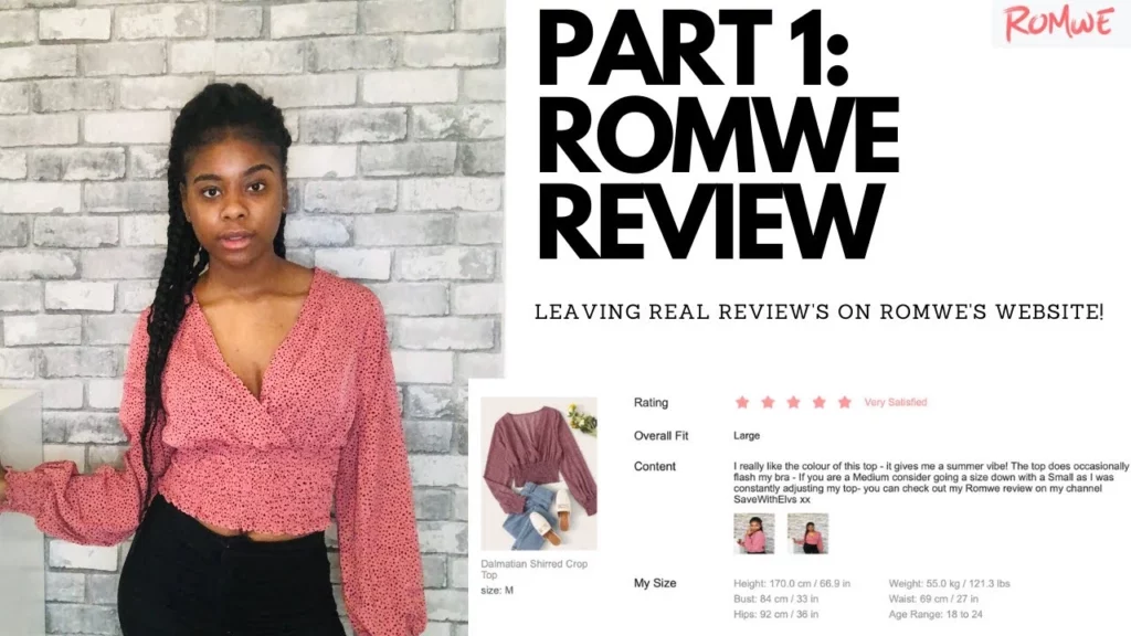 How To Leave A Review On Romwe