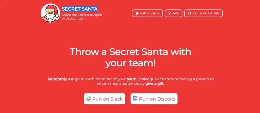Secret Santa Discord Bot